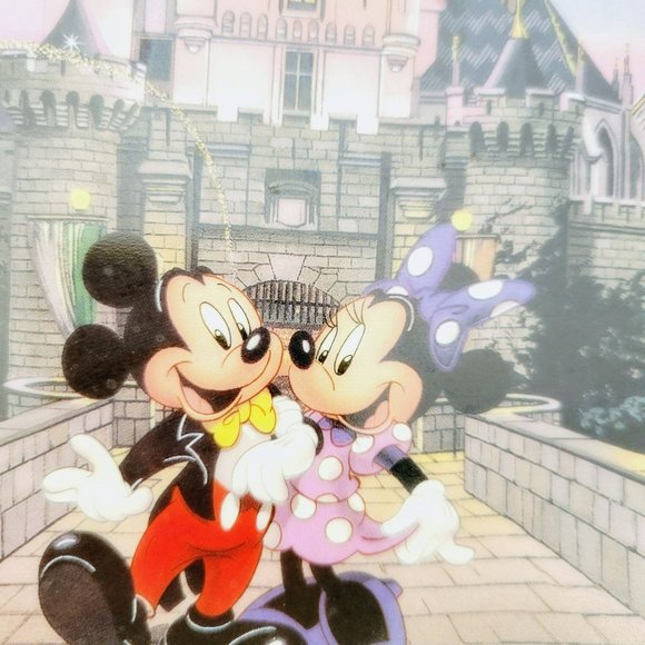 Disney's Sleeping Beauty Castle Anniversary Plate, Disneyland 1955-95 Tinkerbell - Picture 3 of 10